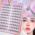 10 Rows of Large Capacity Glue-free False Eyelashes Single Cluster 10-12MM